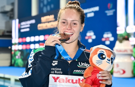 Mondiali: Chiara Pellacani è bronzo dal metro, sesti gli azzurri nel team event