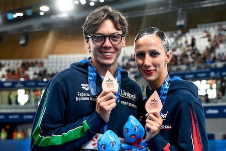 Parigi: medaglia di bronzo per Pelati e Ruggiero nel duo libero misto degli Europei